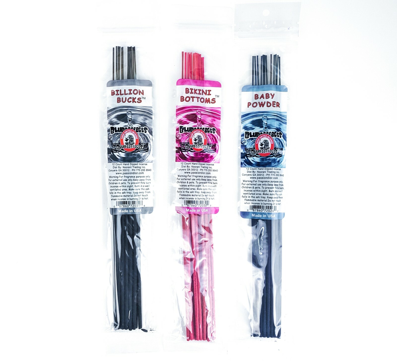 BluntEffects Incense Sticks Air Freshener, 11", Buy 3 Get 6 Free, YOU CHOOSE