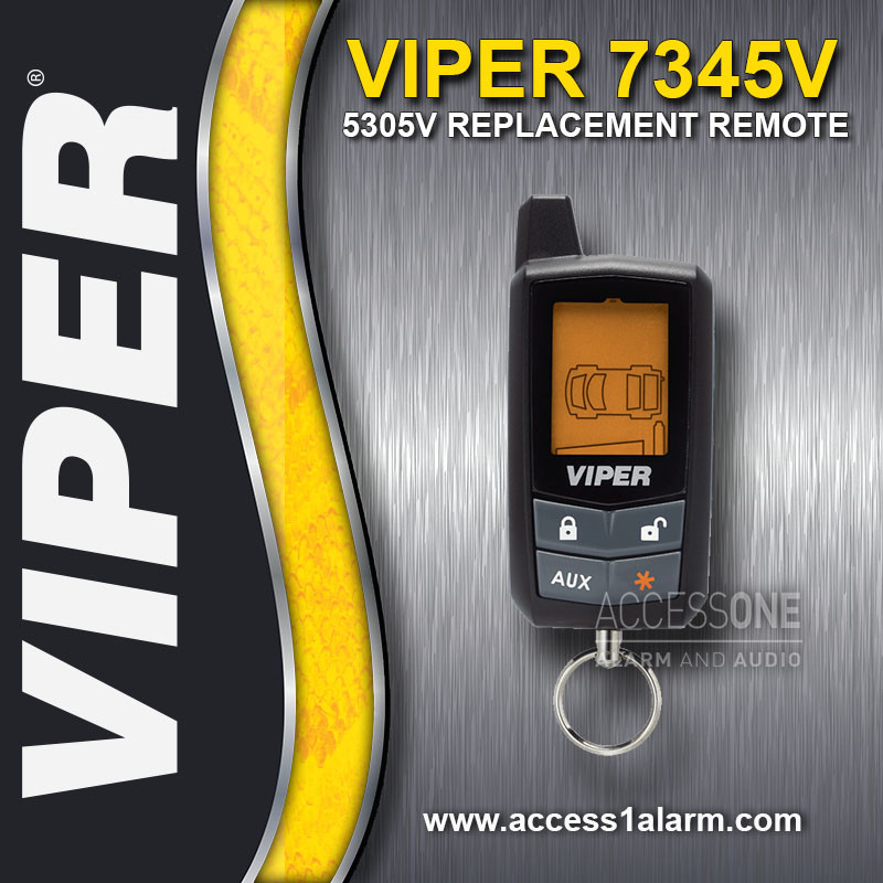 Viper 7345V 2-Way LCD Replacement Remote Control For The Viper 5305V System