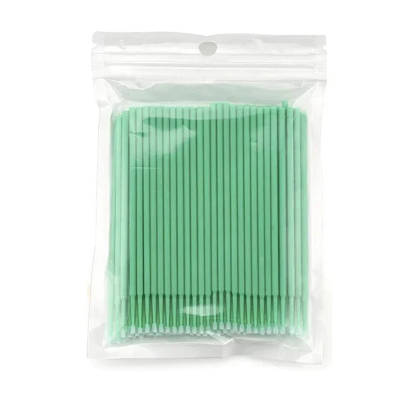 100 Pcs Dental Micro Brush Disposable Materials Tooth Applicators Medium Fine