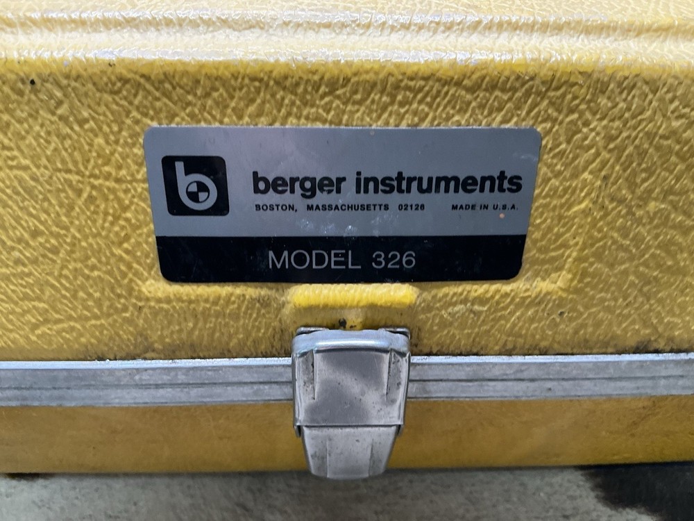 berger instruments Model 326 Vintage