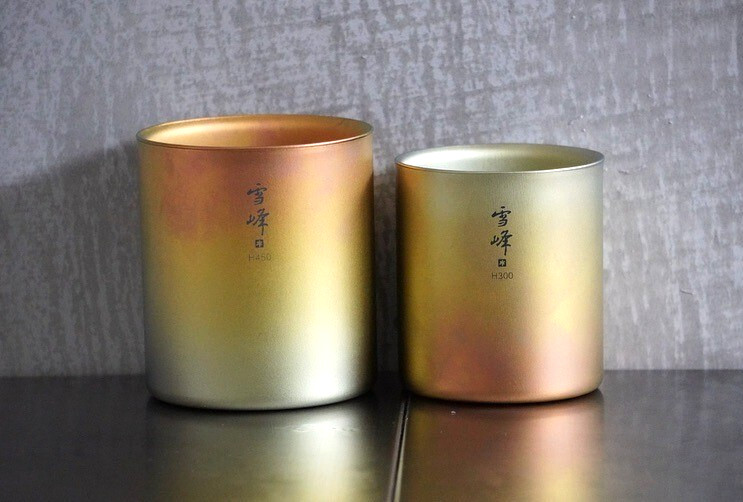 Snow Peak Nagoya Limited Titanium Stacking Mug Set H300 H450 Japan Exclusive New