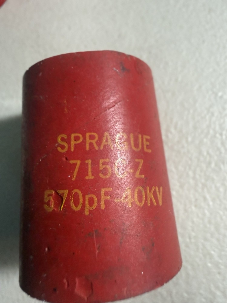SPRAGUE CAPACITOR 570PF 40KV