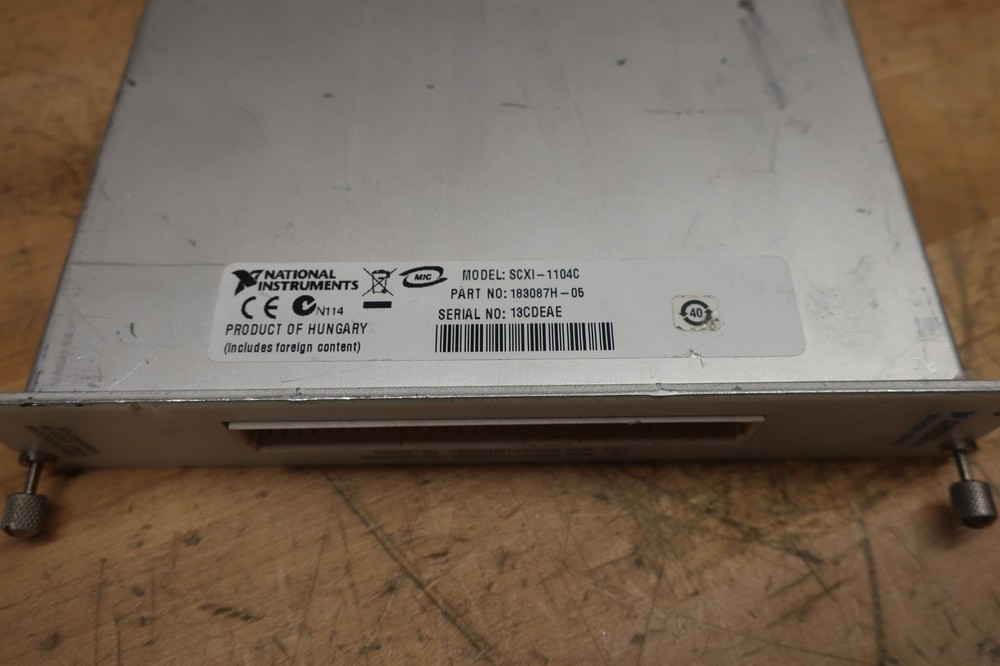 National Instruments SCXI-1104C | 32 Channel Voltage Input Module