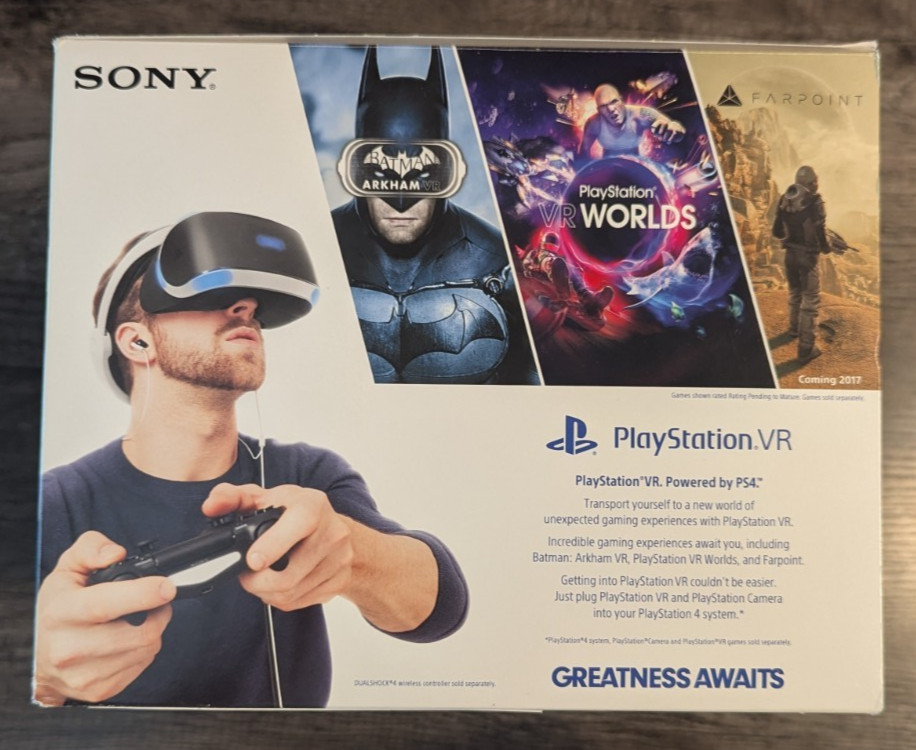 PlayStation VR Console (Includes Everything Excepts Headphones)