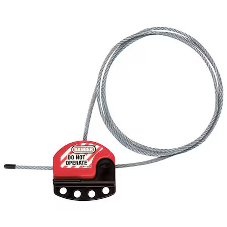 Master Lock S806 Adjustable Cable Lockout, 6Ft (1.8M) Cable
