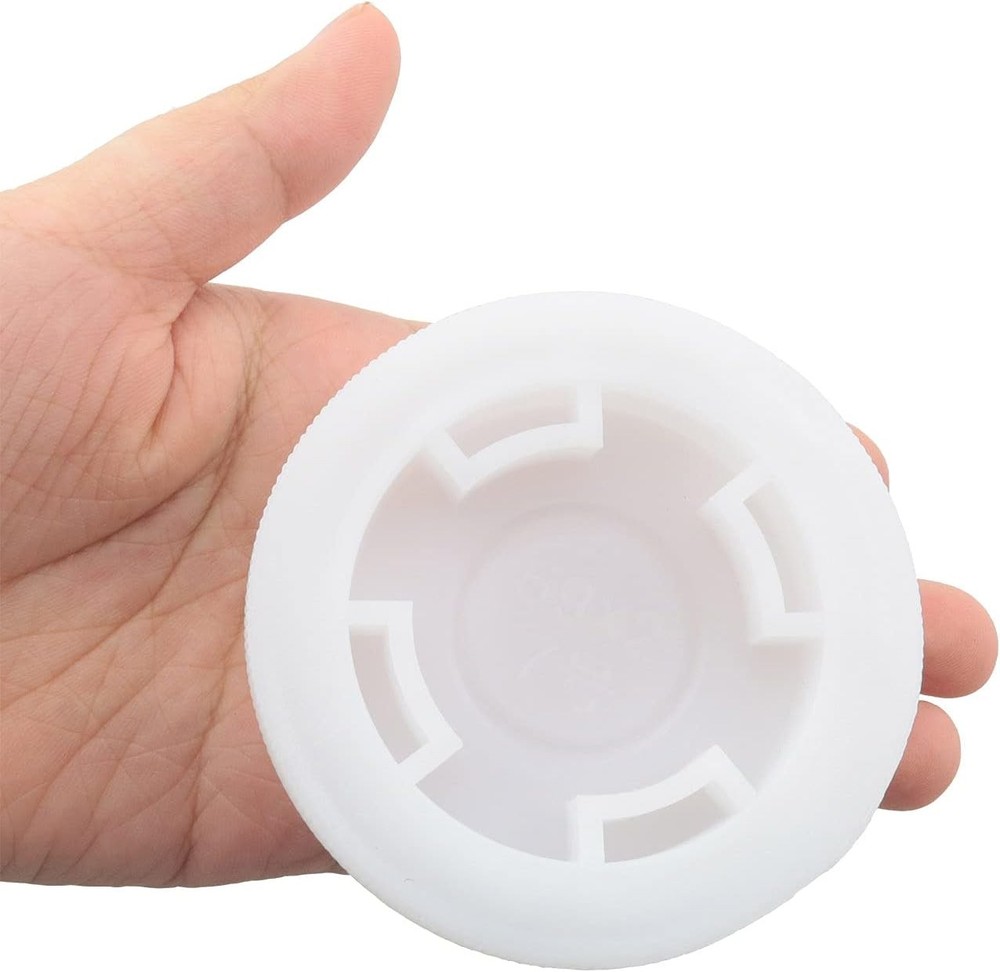 4pcs 2" Bung Cap Fine Thread Poly Buttress Drum for 55 Gallon White
