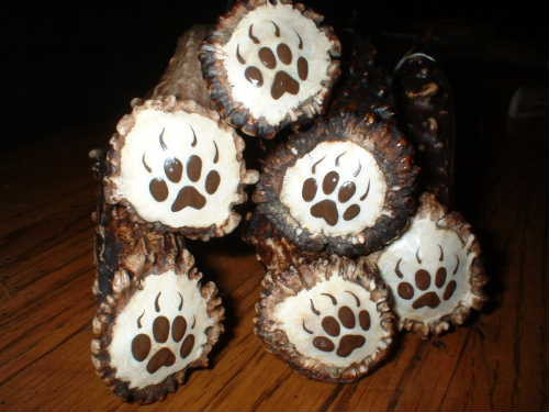 Triple Flow Obsidian Bowie Knife Flint Knapping Black Powder Mountain Man COA