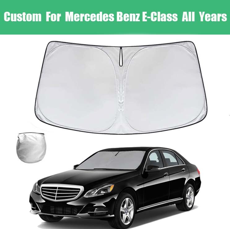 Custom For Mercedes Benz E-Class GLC Front Windshield Sun Shade Cover Foldable