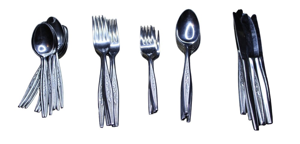 Regent Cutlery Stainless Flatware Silverware 35 Pieces