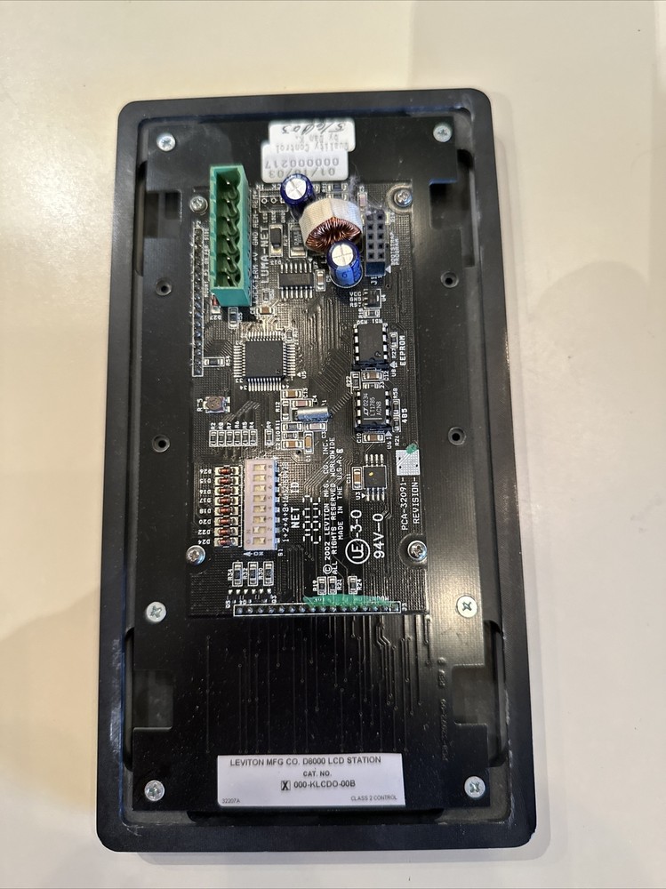 leviton Architectural Lighting controller d8000 lcd station 000-KLCDO-00B