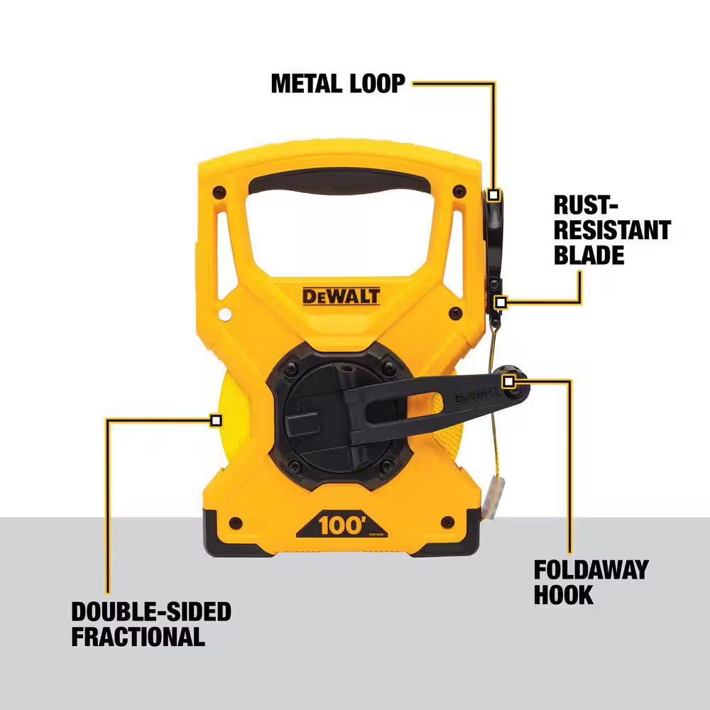 DEWALT 100 Ft. Measuring Tape