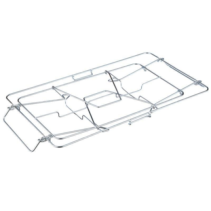 Folding Wire Chafing Rack Buffet Server Durable Space Saving Easy Setup New