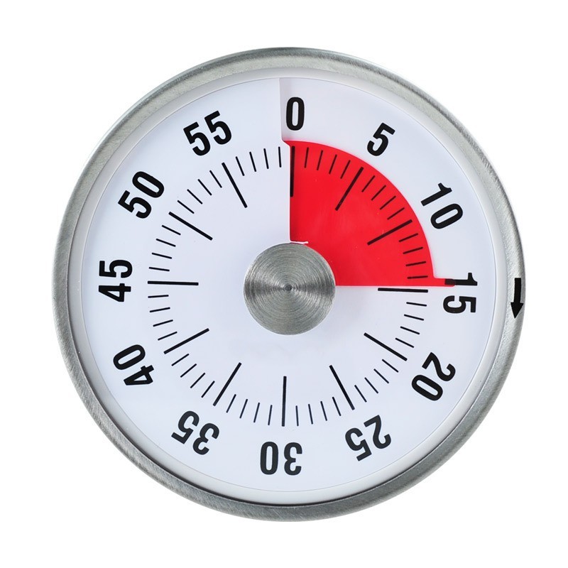 60 Minute Mechanical Countdown Kitchen Timer, Portable Cooking Reminder For Home