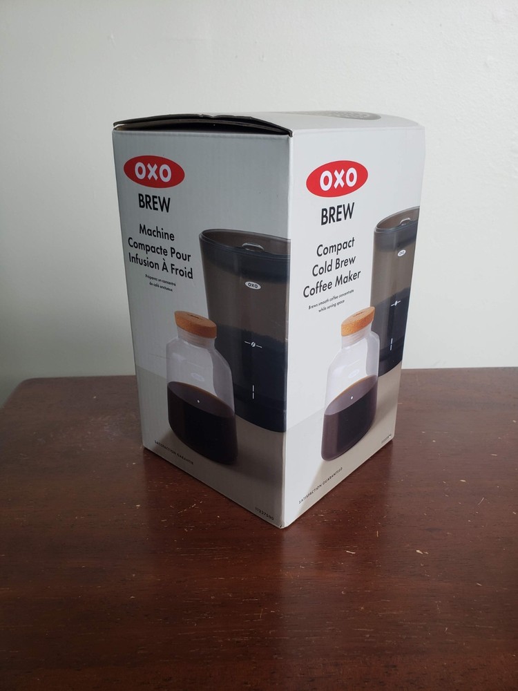 OXO Compact Cold Brew Coffee Maker Complete - Unused - Open Box
