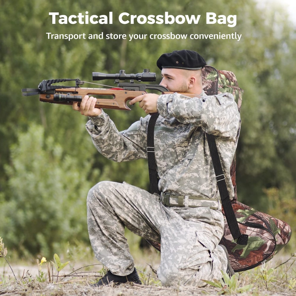 Soft Crossbow Case, Soft Carry Bow Bag Case with Backpack Strap, Universal Fi...