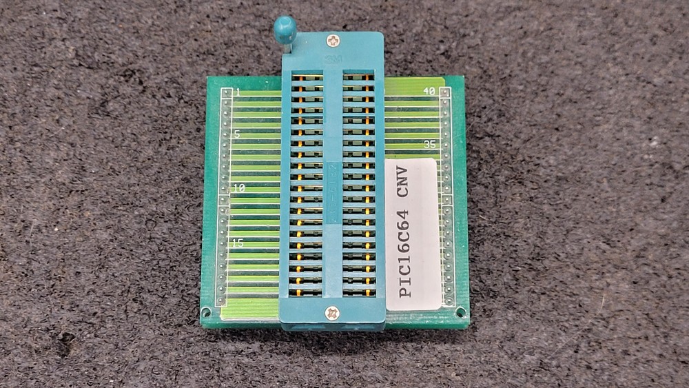 Rare PIC16C64 CVN CVT-DIP40-D40-08 IC Chip Programming Adapter Socket