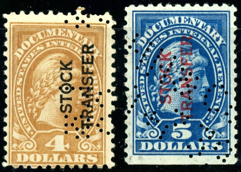 USA RD57 & RD58 (Documentary, Stock Transfer)