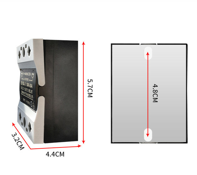 Single-phase solid state relay SSR-25 10A~90A solid state relay DC control AC