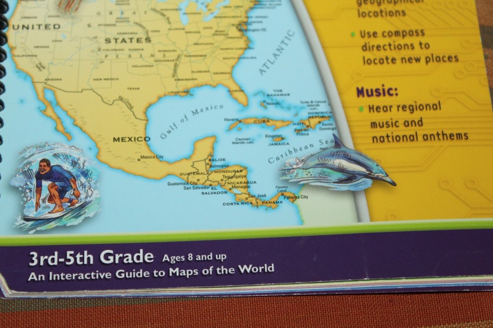 Quantum Pad Geography Lot And Sampler grades 3-5 Math Science Reading -YS5 -9