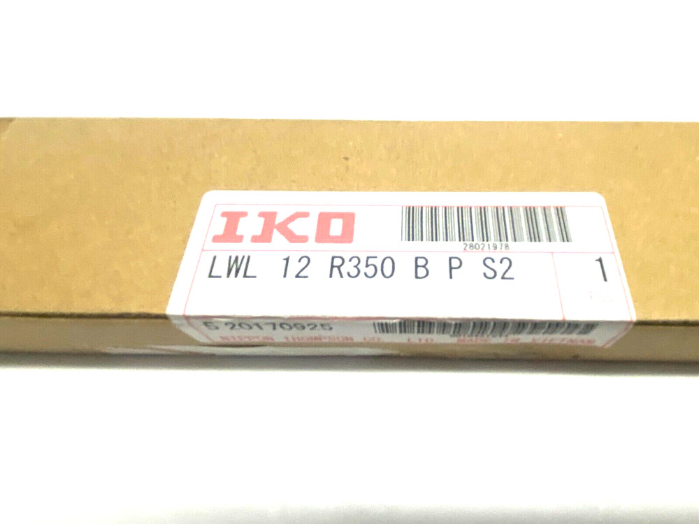 IKO LWL 12 R350 B P S2 Precision Linear Guide Rail
