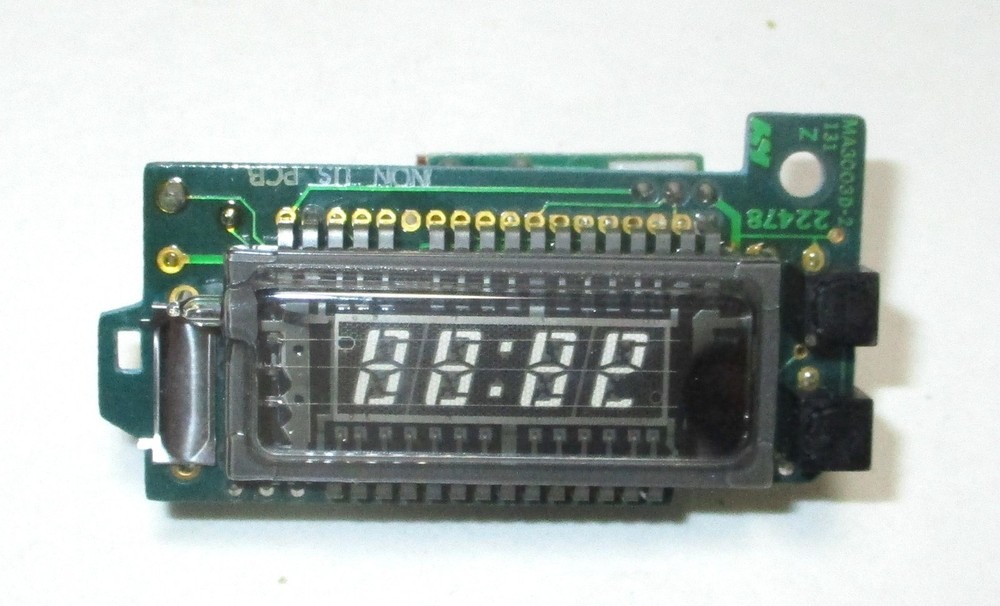 National Semiconductor MA3003D-2 Vacuum Fluorescent Digital Clock Module For GM