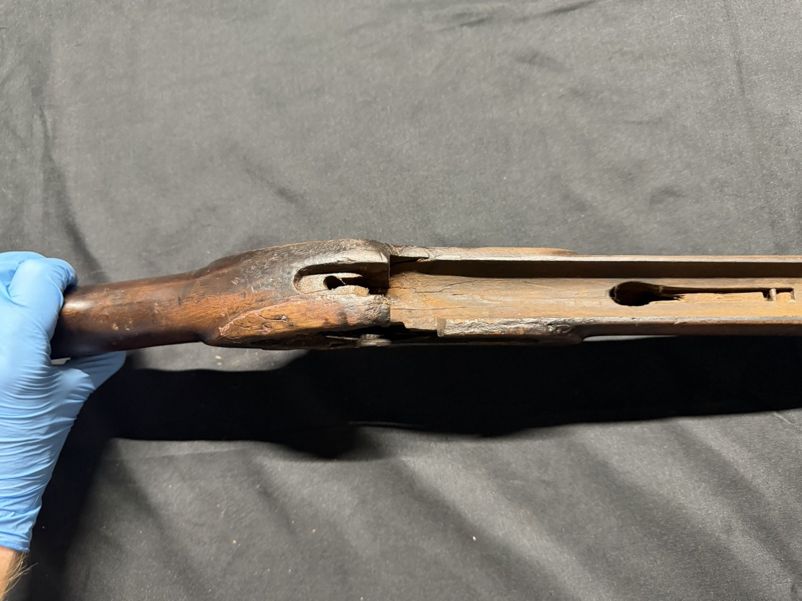 Civil War Era British P-1853 Enfield Damaged Sporterized Stock!