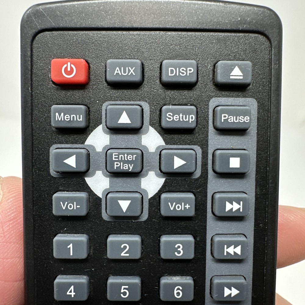 SAVV AUTO DVD PLAYER STEREO REMOTE CONTROL PT-R138 Replacement