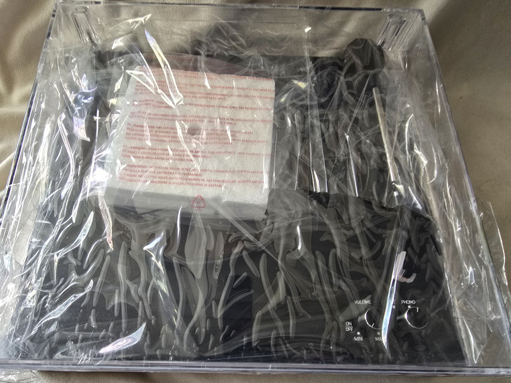 RetroAudio Record Player with 2 ea External Speakers Turntable Bluetooth