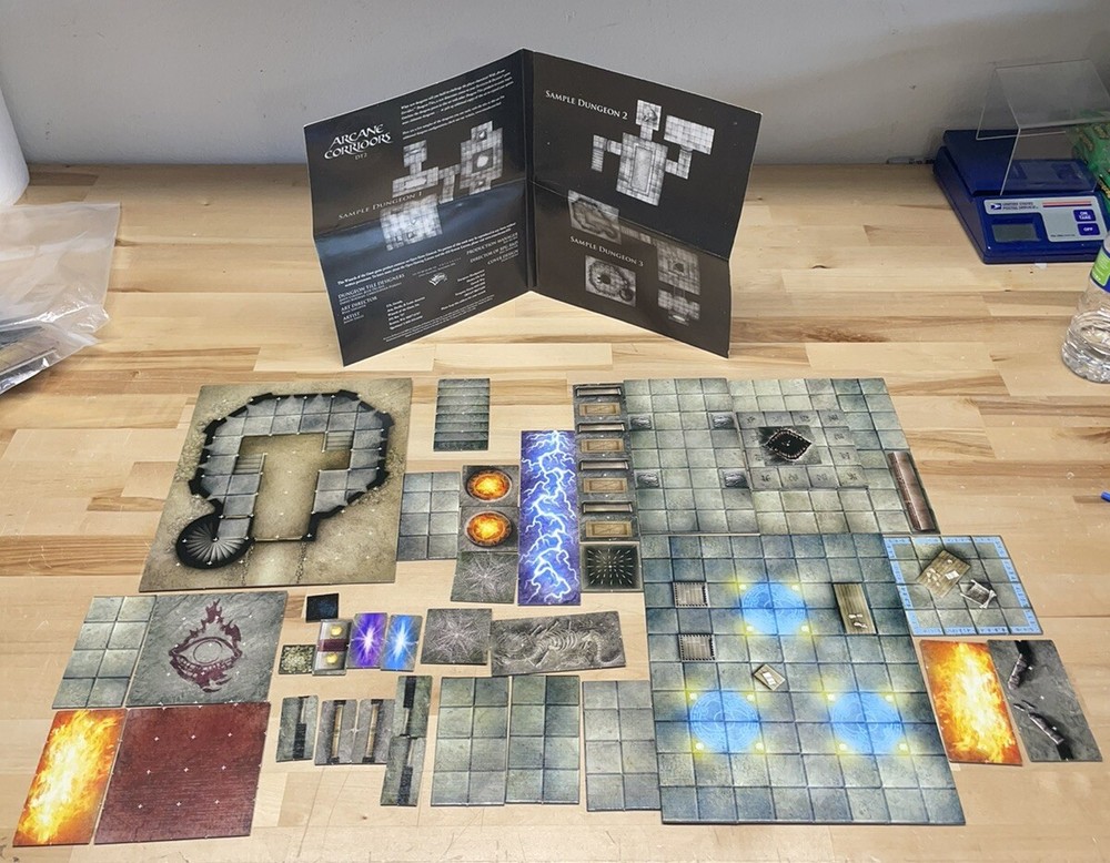 Dungeons and Dragons Accessories Arcane Corrridors Dungeon Tiles Customizable