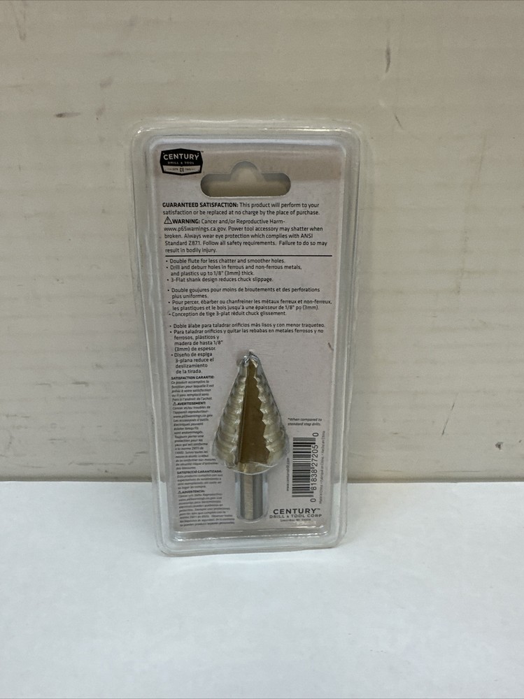 Century Drill 27205 #9 Step Drill