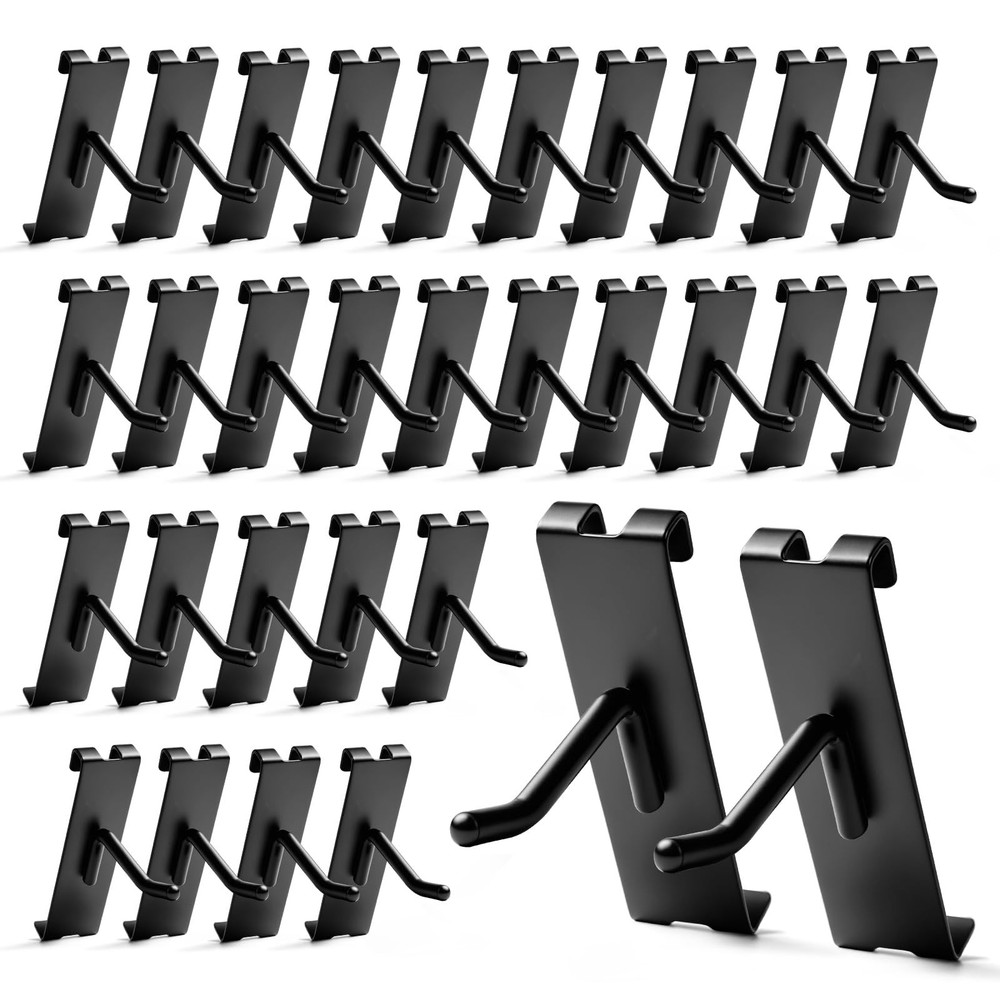 Gridwall Hooks 2 Inch, 60 Pack Heavy Dut Display Hooks for Grid Wall, Grid Pa...