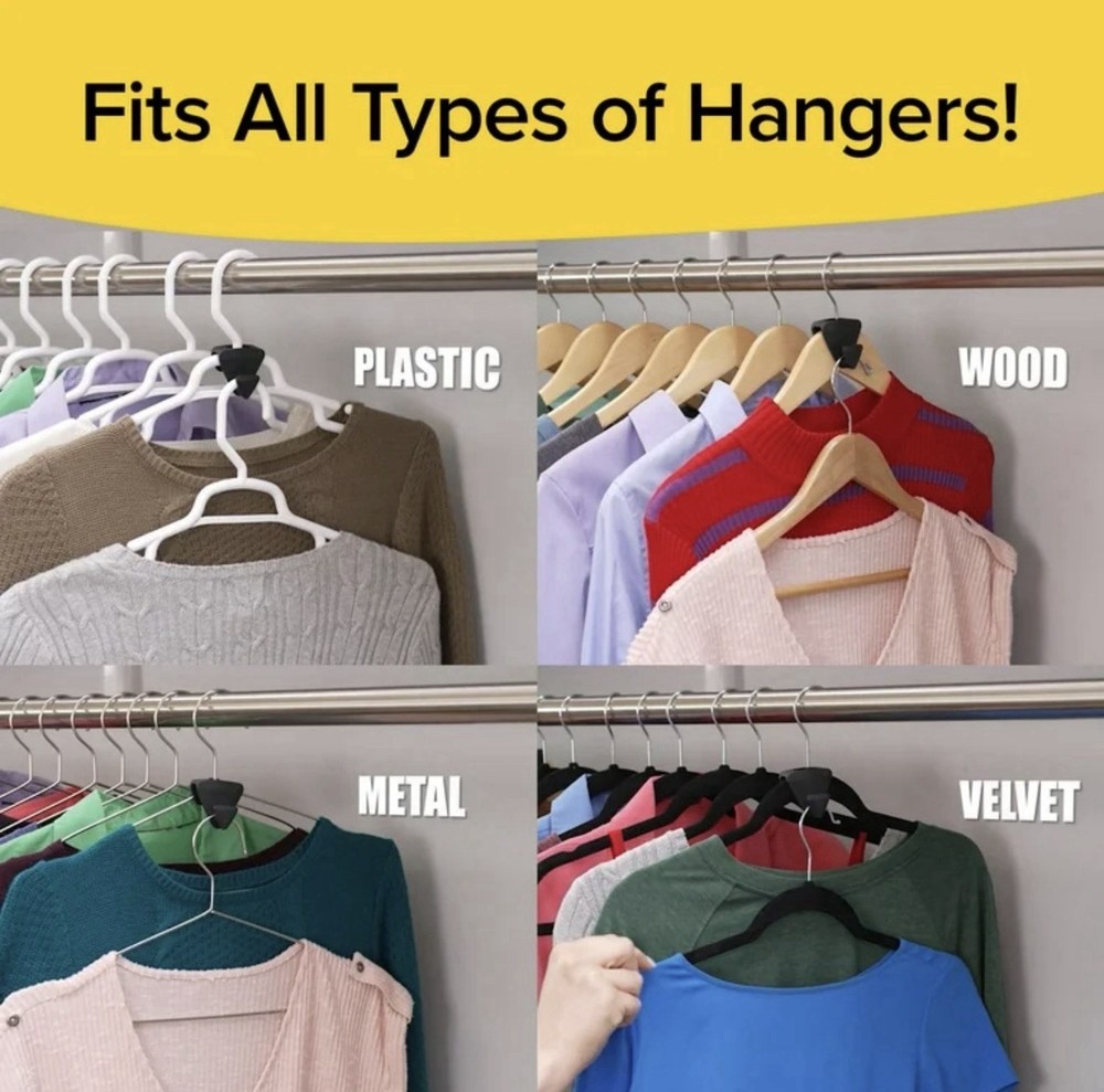 Ruby Space Triangles 18 Value Pack Closet Hanger Organizer As Seen On TV