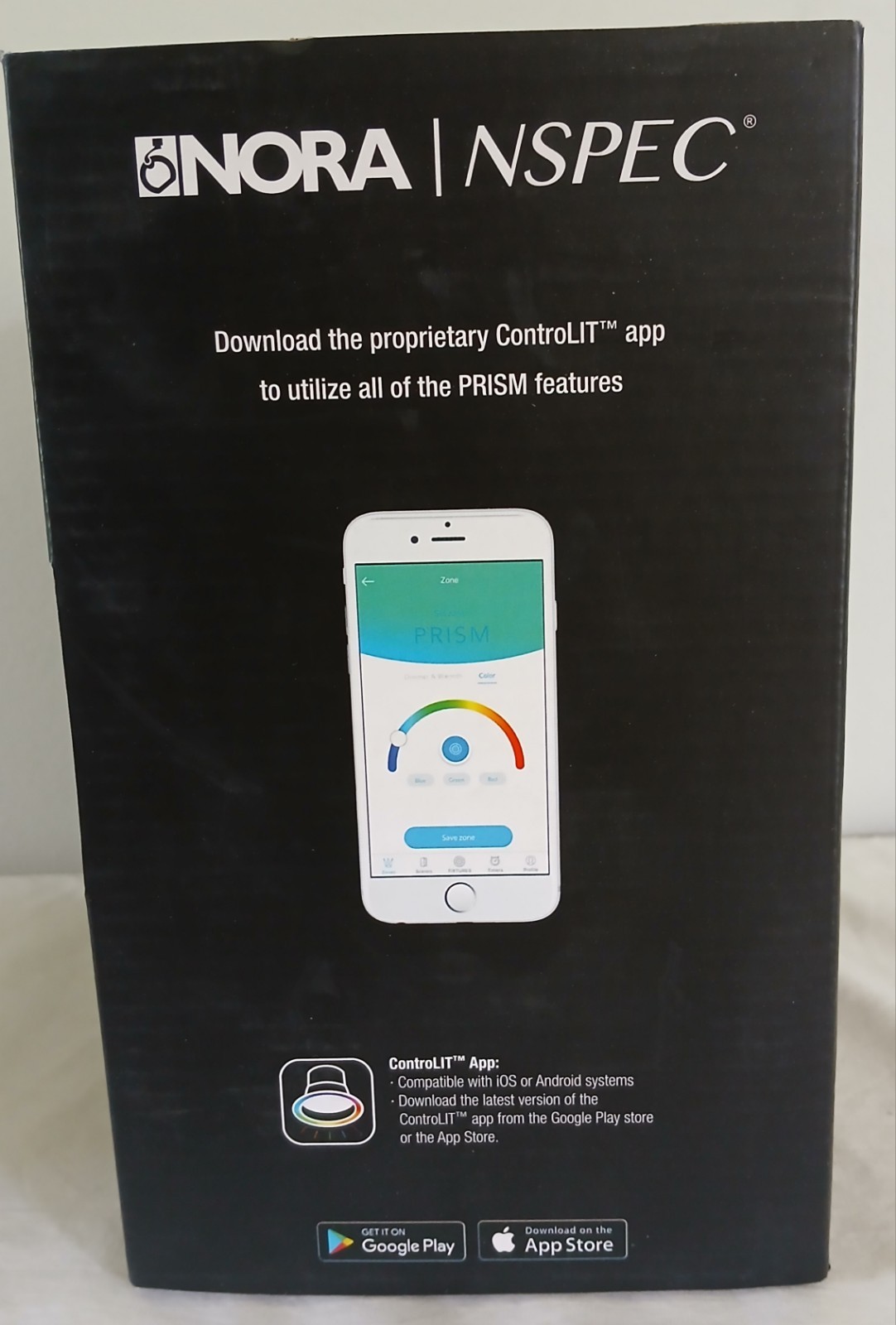 NORA PRISM NLPR-5641. 5"/6" Smart LED RGBW Retrofit Downlight-NEW. Free Shipping