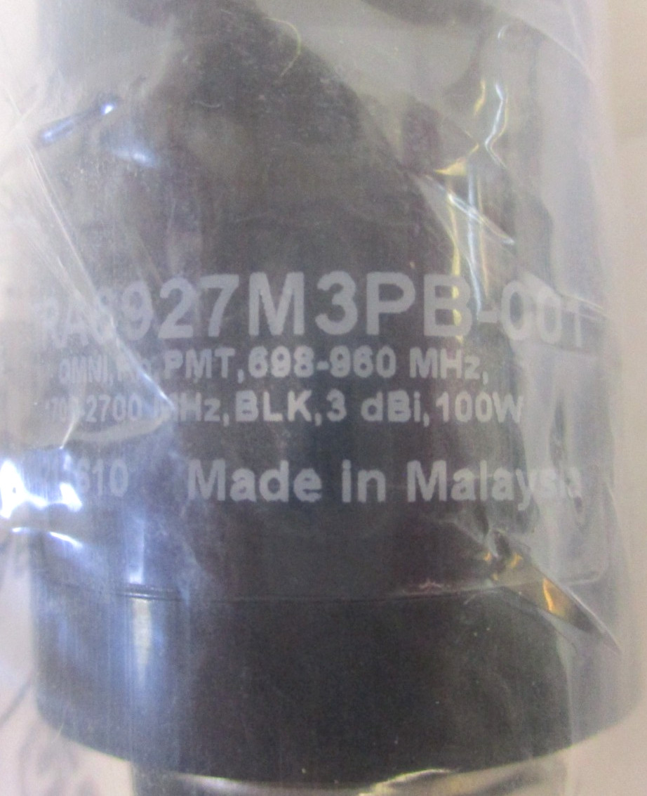 LAIRD, TRA6927M3PB-001, TE CONNECTIVITY ANTENNA, SURPLUS