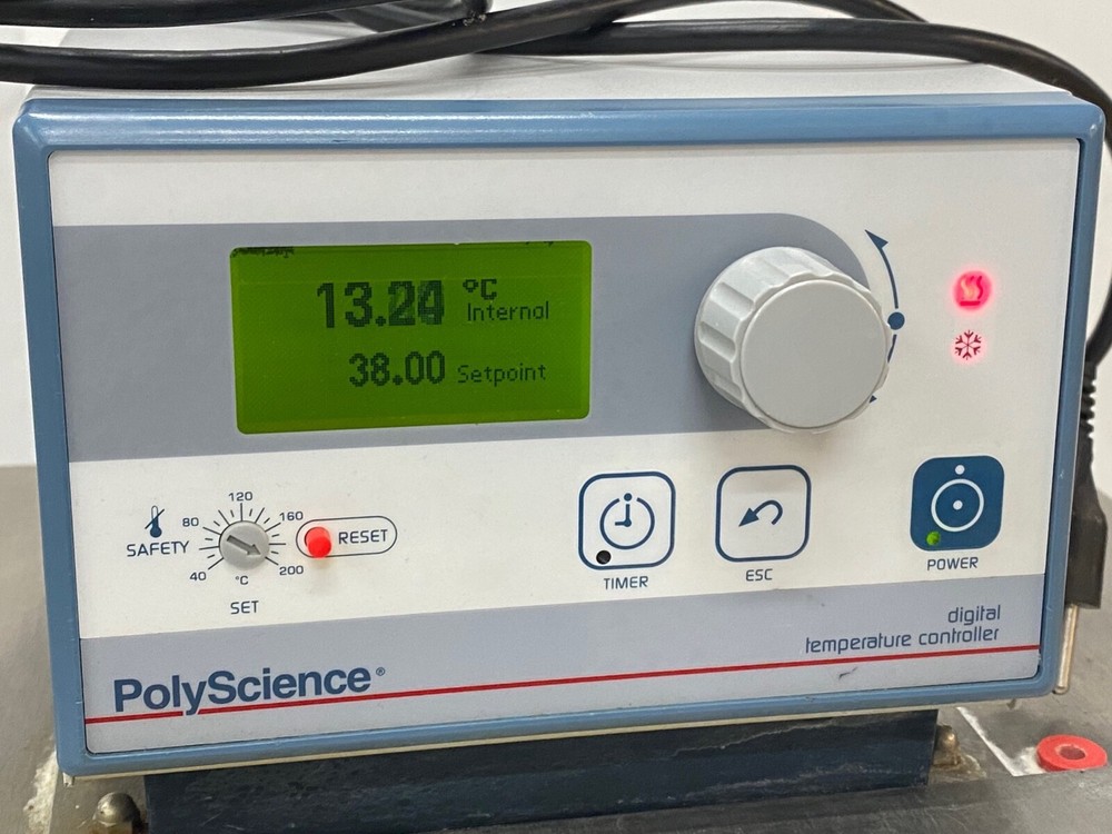 QTY (2) - PolyScience 9502A11C Circulating Heated Water Baths 13L Capacity + Bin