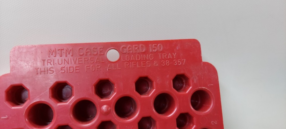 MTM CASE CARD 150 TRI UNIVERSAL LOADING TRAY BLOCK, Exc+ condition