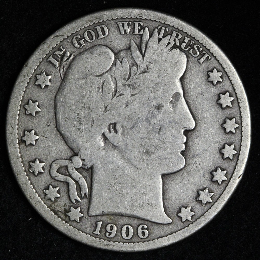 1906-O Barber Silver Half Dollar CHOICE E299 T