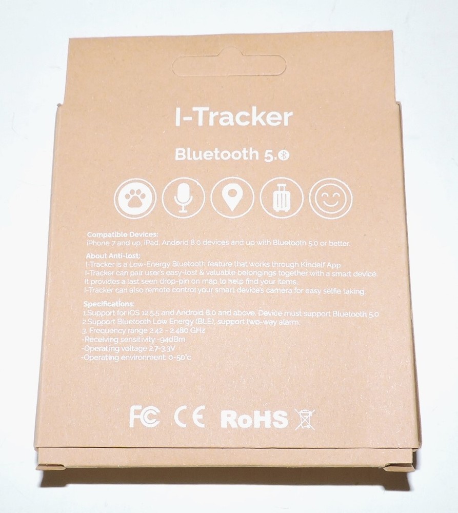 I-Tracker Bluetooth Location Tracker Anti-Lost Alarm Model Tr168