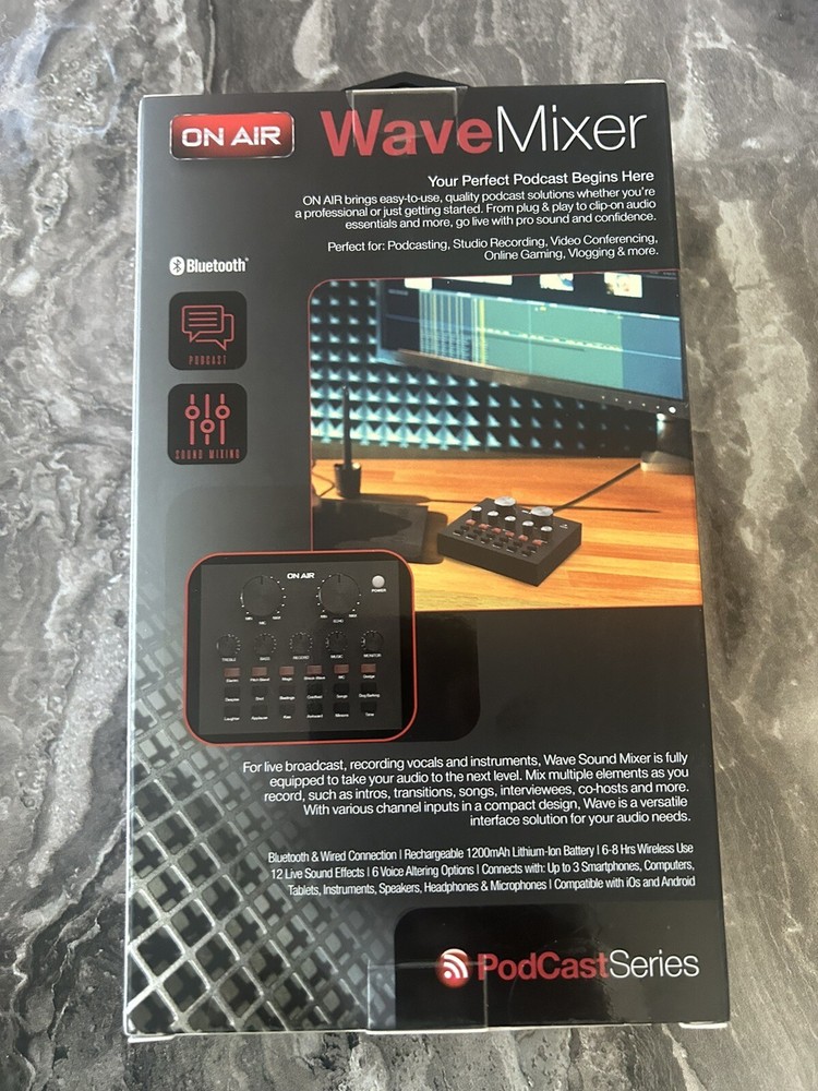 new sealed Bluetooth multi channel interface audio eq sound effects