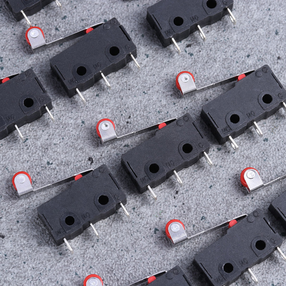 10PCS Mini Micro Limit Switch Roller Lever Arm SPDT Snap Action Switch New