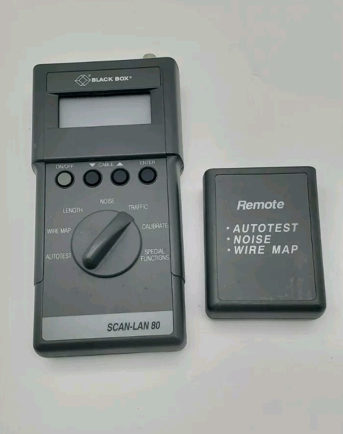 BLACK BOX SCAN-LAN 80 Cable Scanner And Remote  Box