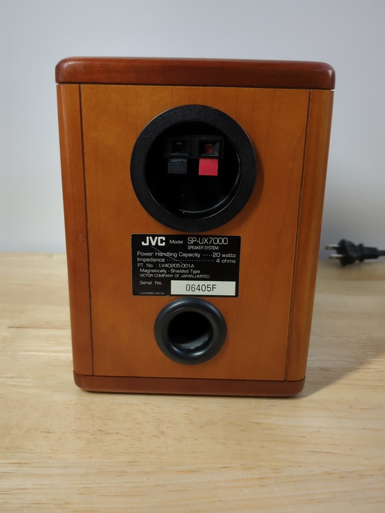 JVC FS-7000 Micro Compact Bookshelf CD Stereo System w/Remote Tested Working