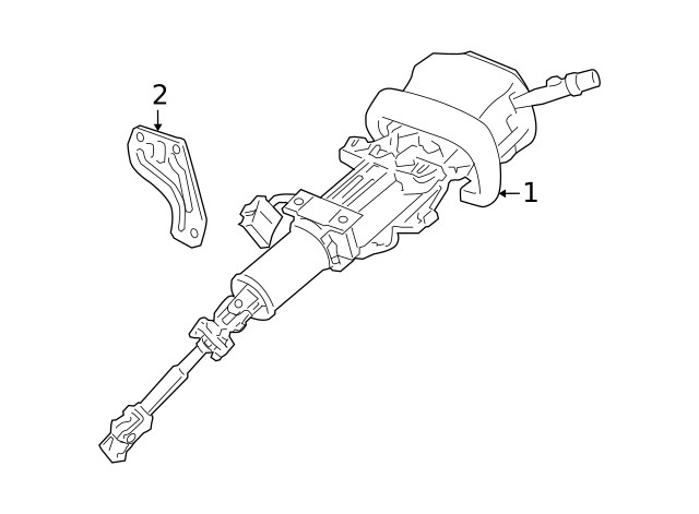 Genuine GM Steering Column 15918432