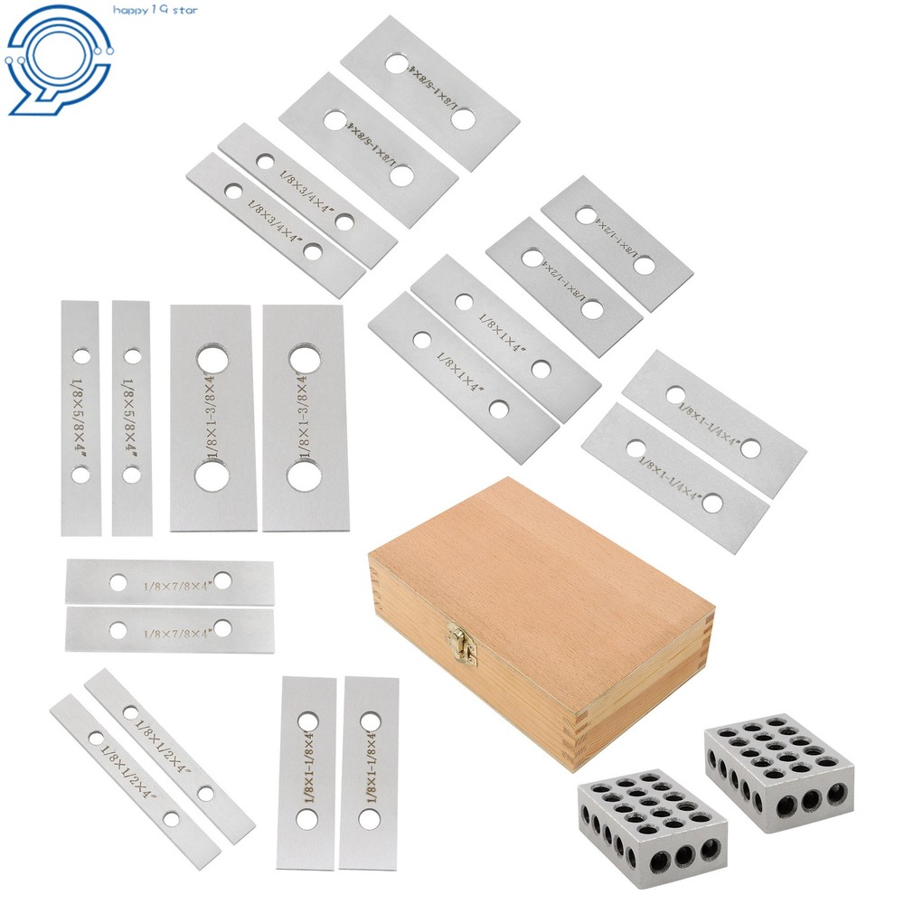 1/8" x 4" 10-Pair Precision Parallels with Matched 1-2-3 Blocks