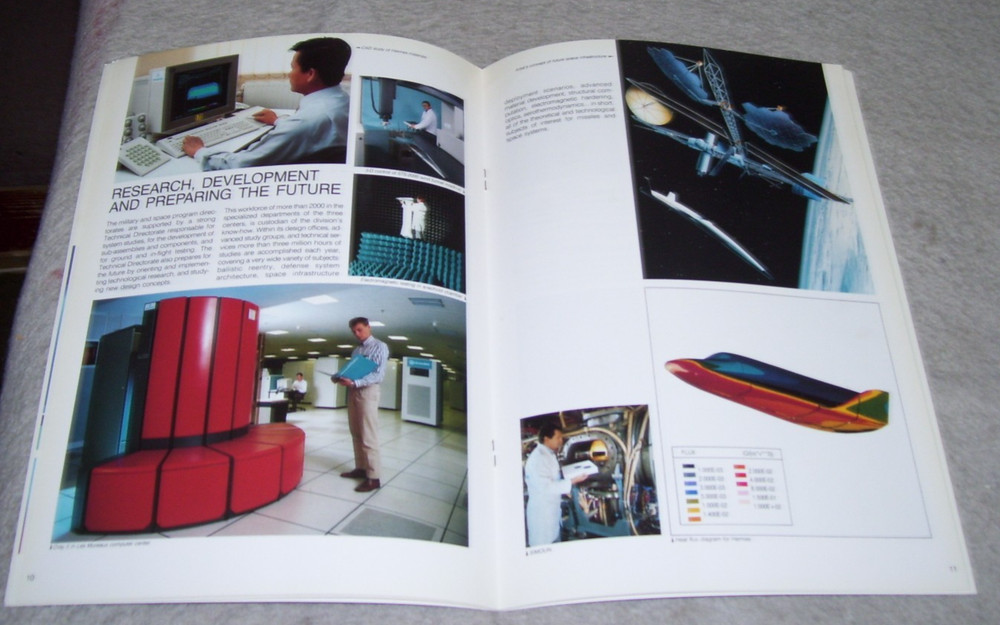 AEROSPATIALE SPACE AND STRATEGIC SYSTEMS BROCHURE Not dated c1990