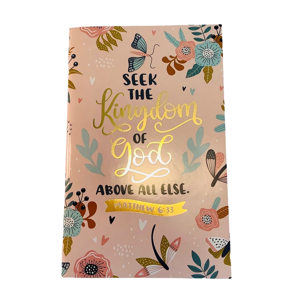 Bible Journaling 64 Page Journal Planner Bible Study Notebook, with Scriptures