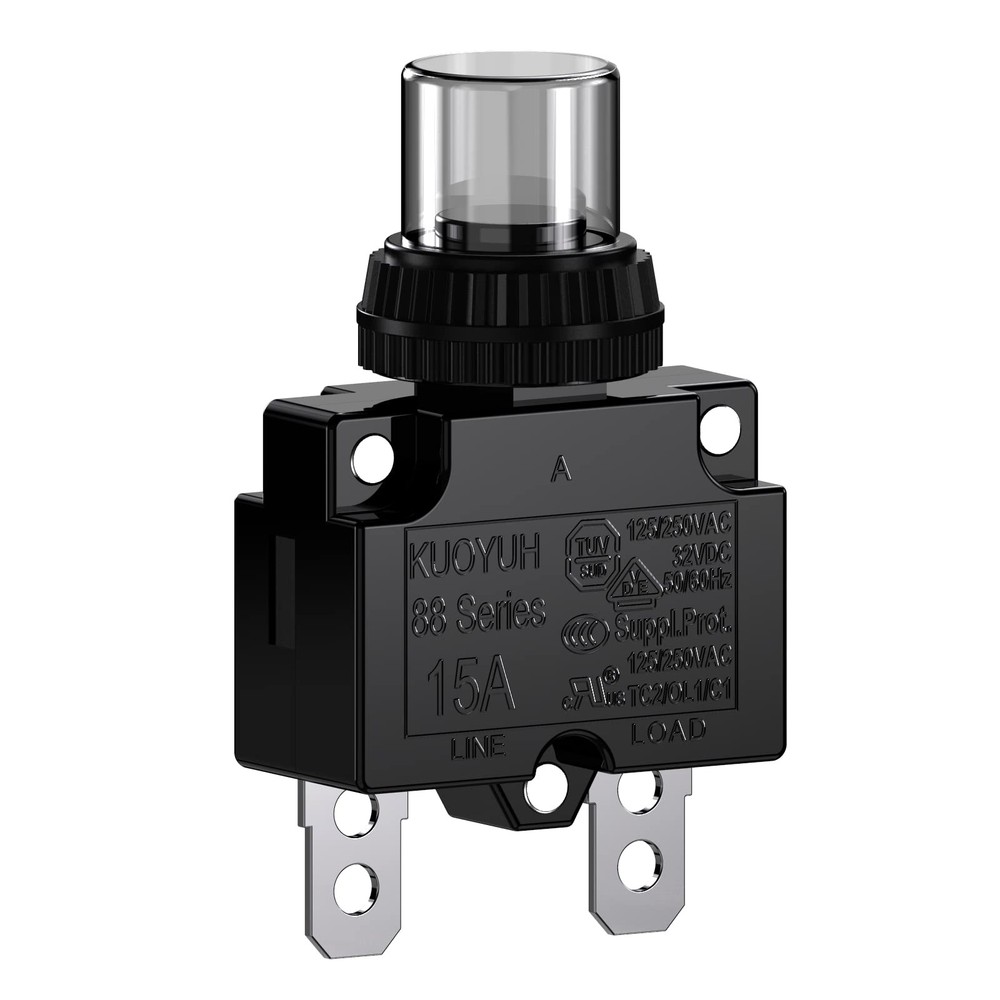 DIYhz 15Amp Circuit Breakers Thermal Overload Switch Protector 88 15 Amp, 15A