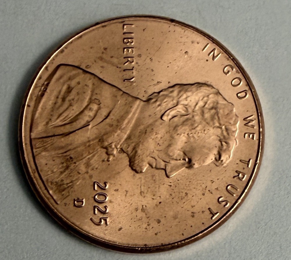 2025 D Uncirculated Lincoln Shield Penny Errors (#572)