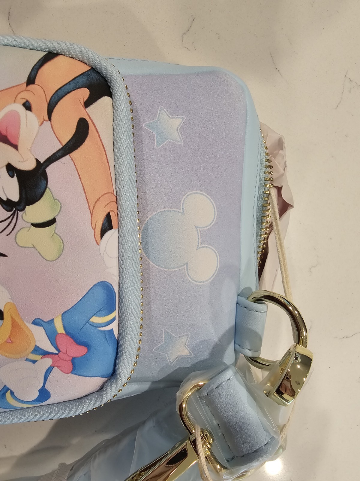 Loungefly Disney Mickey & Friends Tie Dye Crossbody Bag With Coin Purse NWT