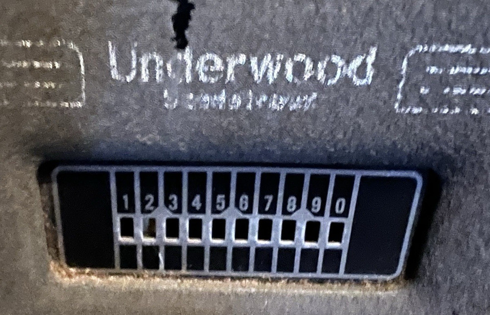 Antique (1933-4) Underwood Sundstrand Adding Machine 10140P Untested